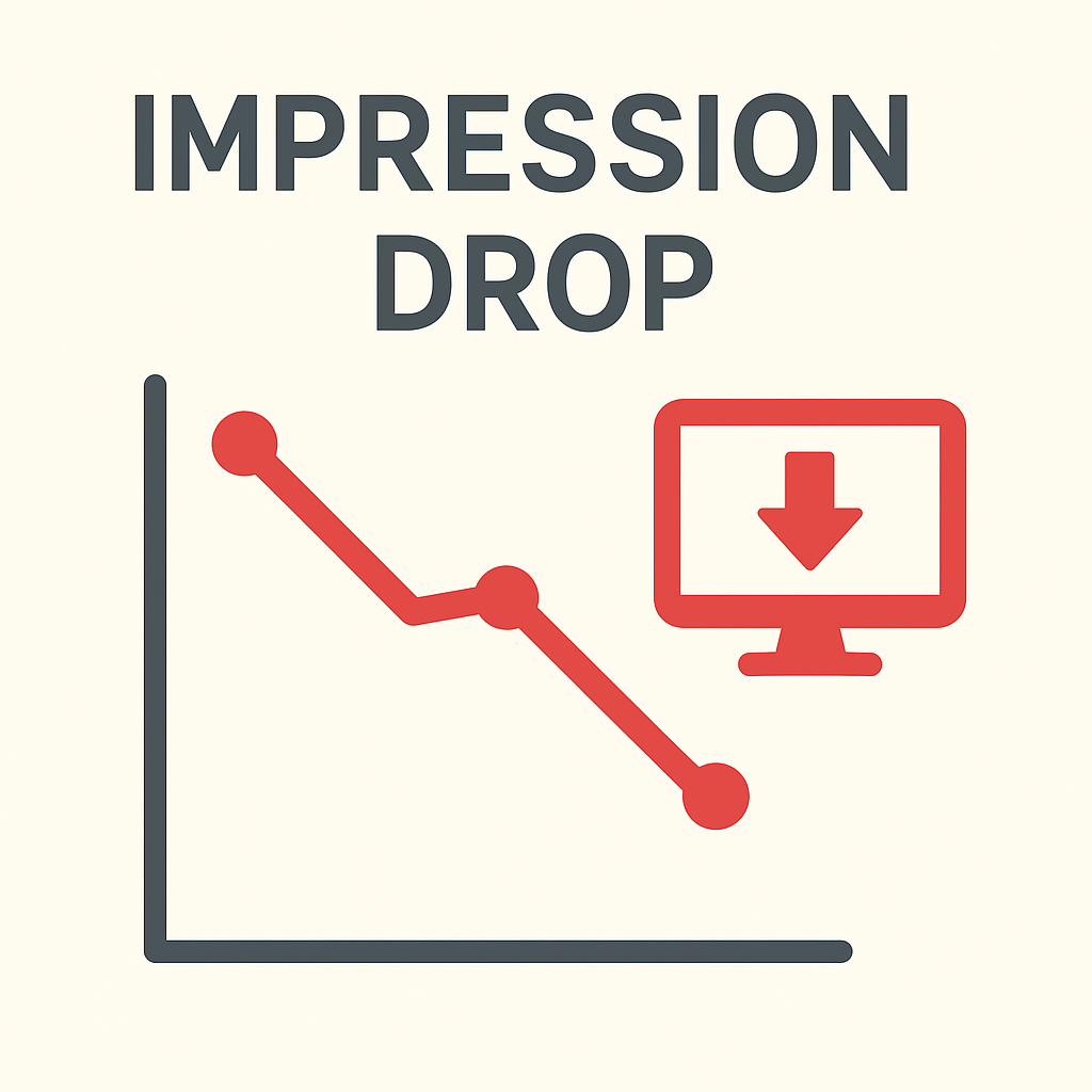 Impression Drop Infographic